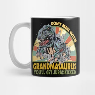 Funny t shirt for Dad, Brother, Boyfriend don't mess with mamasaurus you'll get jurasskicked T-shirt Mug